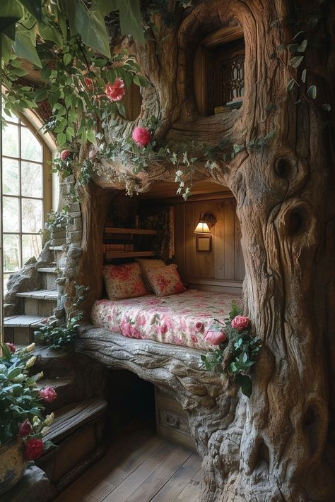 Casa Hobbit, Dream Bedroom Inspiration, Fantasy Rooms, Dream House Rooms, Cozy Room Decor, Dream Room Inspiration, Room Makeover Bedroom, Dream House Interior, House Built