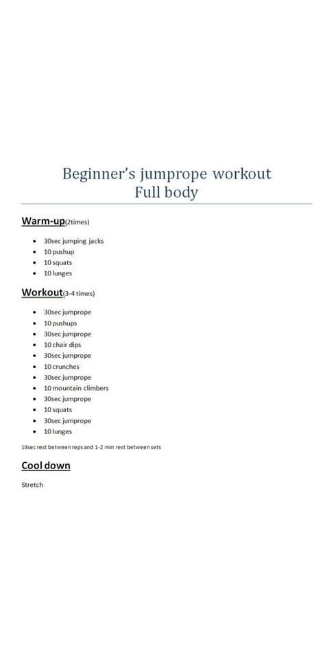 No Equipment Full Body Workout For Beginners, Jump Rope Workout For Beginners At Home, Jumprope Challenge Beginner, Jumprope Workouts, Body Recomposition Workout Routines, Jump Rope Workout For Beginners, Easy Workouts For Beginners, Beginner Full Body Workout, Simple Workouts