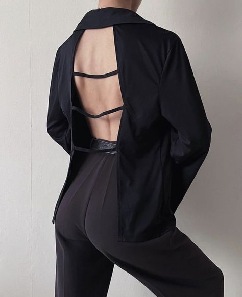 Backless Top Men, Open Back Shirt Men, Fancy Fits, Aesthetic Outfits Men, Elegant Pant, Back View, Character Outfits, Elegant Outfit, Handmade Clothes