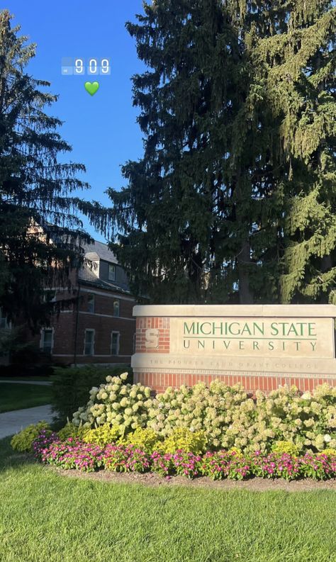 Michigan State Aesthetic, Michigan State University Aesthetic, Msu Aesthetic, College Goals, College Aesthetic, Dream College, Dream School, Michigan State University, 2024 Vision