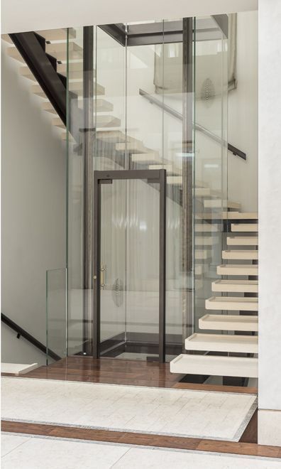 House Elevator, Elevator Home, Stair Elevator, House Lift, Elevator Interior, Elevator Lobby, Elevator Design, Glass Lift, Glass Elevator