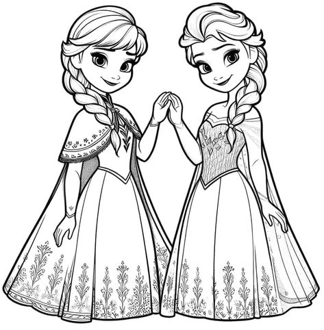 Elsa Eiskönigin Ausmalbilder - 41 brandneue Ausmalbilder Anna Frozen Coloring Page, Elsa Colouring Printables, Frozen Drawings Sketches, Frozen Colouring Pages, Merida Coloring Pages, Coloring Frozen, Frozen Colouring, Elsa Sketch, Frozen Paint