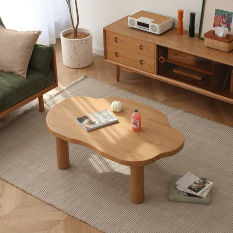 Apt Decor, Perfect Coffee Table, White Table Top, Small Coffee Table, Coffee And Cocktail Tables, Coffee Table Design, Cocktail Table, Small Tables, Cherry Wood