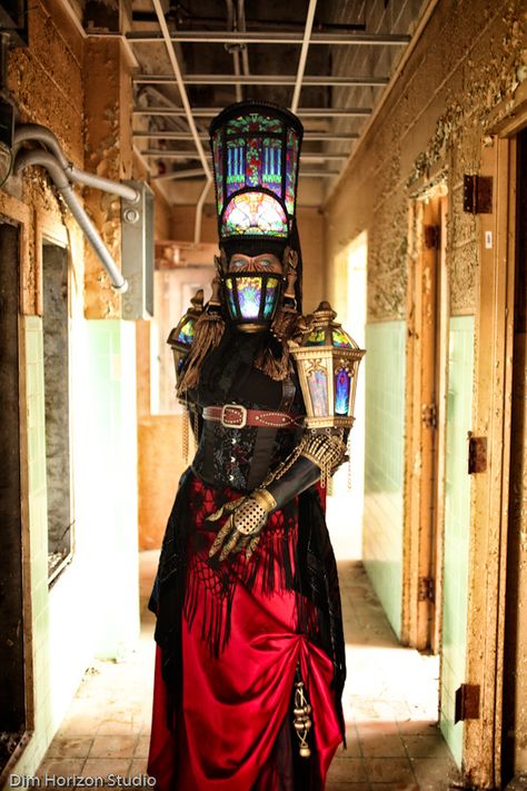 Stained Glass Costume, Stained Glass Armor, Stained Glass Dress, Modern Victorian Style, Glass Dress, Abandoned School, Geeky Clothes, Cape Costume, Dress Cape