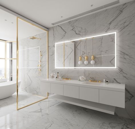 Backlit Bathroom Mirror, Bath Trends, Lit Mirror, Illuminated Mirror, Backlit Mirror, Illuminated Mirrors, Lighted Mirror, Bathroom Mirror Cabinet, Led Mirror Bathroom