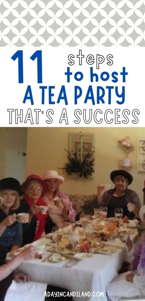 Adult Tea Party Decorations, Tea Party For Adults, Tea Party Sweets, Tea Alice In Wonderland, Church Ladies Tea Party, Afternoon Tea Party Ideas, Tea Fairy, Host A Tea Party, Yea Party