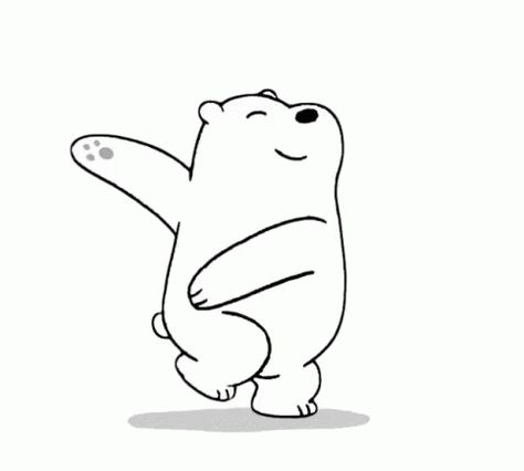 Bear Bare, Cartoon Dance, Ice Bear We Bare Bears, Bear Gif, Ice Dancing, We Bare Bears Wallpapers, Ice Bear, Ice Bears, We Bear