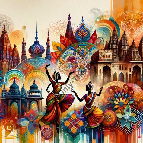 Embracing the vibrant colors and rich traditions of India 🇮🇳✨ #IncredibleIndia #ProudIndian #DesiVibes #CoverAIrtistry Indian Heritage And Culture Paintings, Indian Heritage Paintings Easy, Traditional Painting Ideas, Indian Heritage Paintings, Indian Culture Painting, Cubicle Wall, Indian Traditional Paintings, Historical Painting, Wall Designs