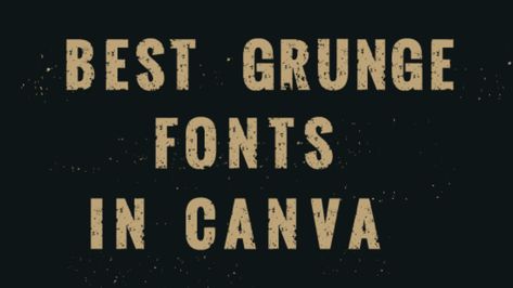 10 Gothic fonts that will add a dark and mysterious touch to your Canva Horror Font, Canva Grunge Fonts, Edgy Canva Fonts, Canva Gothic Fonts, Spooky Canva Fonts, Grunge Branding, Fonts For Canva, Scare Bears, Punk Font