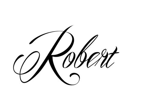 Tattoo Name Robert using the font style Mardian Bubba Tattoo Name, Robert Tattoo Name, Robert Name, Tatto Name, Boyfriend Name Tattoos, Old English Tattoo, Font Writing, Calligraphy Tattoo Fonts, Tattoo Name Fonts