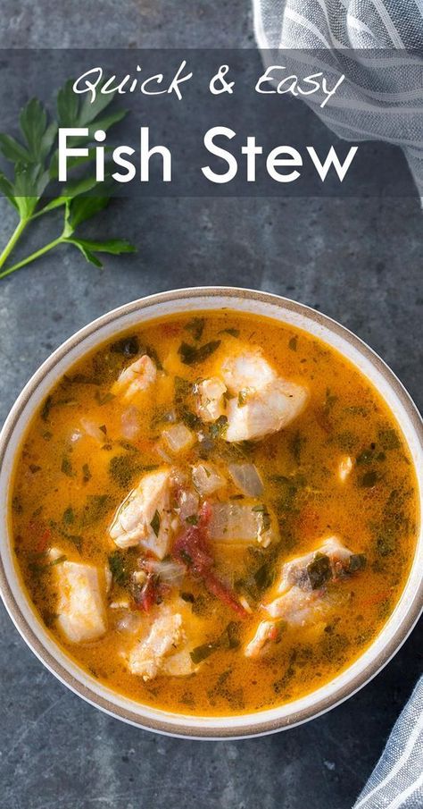 Leftover Fish, Sup Ikan, Fish Stew Recipes, Fish Fillets, Seafood Stew, Fish Stew, Fish Soup, Seafood Soup, Soup And Stew