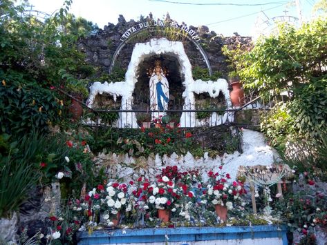 Our lady of lourdes grotto Dominican hill Baguio city Our Lady Of Lourdes Grotto, Lourdes Grotto, Baguio City, Lady Of Lourdes, Our Lady Of Lourdes, Baguio, Historical Architecture, Our Lady, Notre Dame