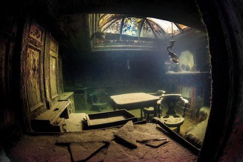 Gunilda, Lake ­Superior Underwater Shipwreck, Great Lakes Shipwrecks, Underwater Ruins, Technical Diving, Travel Humor Quotes, Underwater Pictures, Under The Water, Abandoned Ships, Underwater Photographer