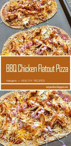 Flatout Pizza Recipes, Grilled Chicken Pizza, Homemade Bbq Chicken Pizza, Flatout Pizza, Flatout Recipes, Pizza Calzones, Bbq Chicken Pizza Recipe, Bbq Chicken Flatbread, Chicken Flatbread Pizza