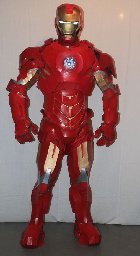 DIY Iron Man costume Iron Man Costume Diy, Tin Man Costumes, Iron Man Costume, Ironman Costume, Iron Man Wallpaper, Burning Man Costume, Iron Man Suit, Iron Man Armor, Lego Man