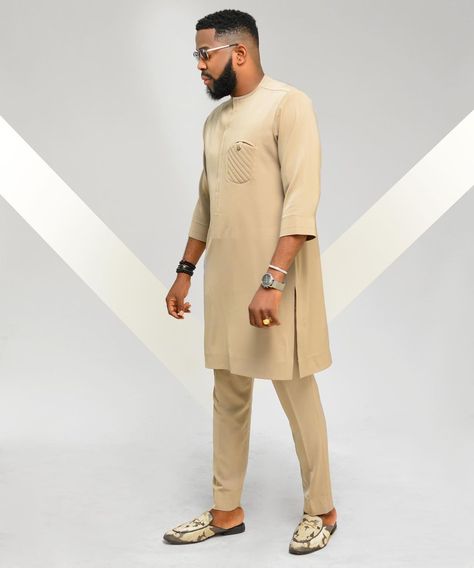 King Hassan, Senator Styles For Men, Senator Styles, Senator Wears, Costume Africain, African Wear Styles For Men, Gents Kurta, Striped Pant, Kurta Design