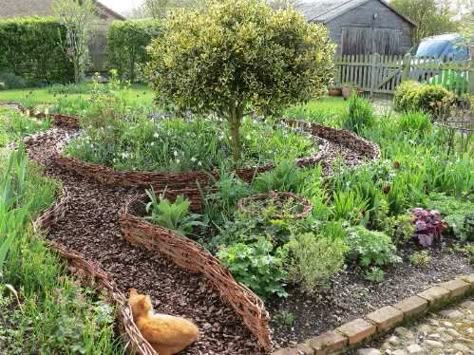 Pond Fence, Wattle Fencing, Garden Rows, Pond Covers, Willow Garden, Yard Inspiration, Sacred Garden, Natural Fence, Carolina House