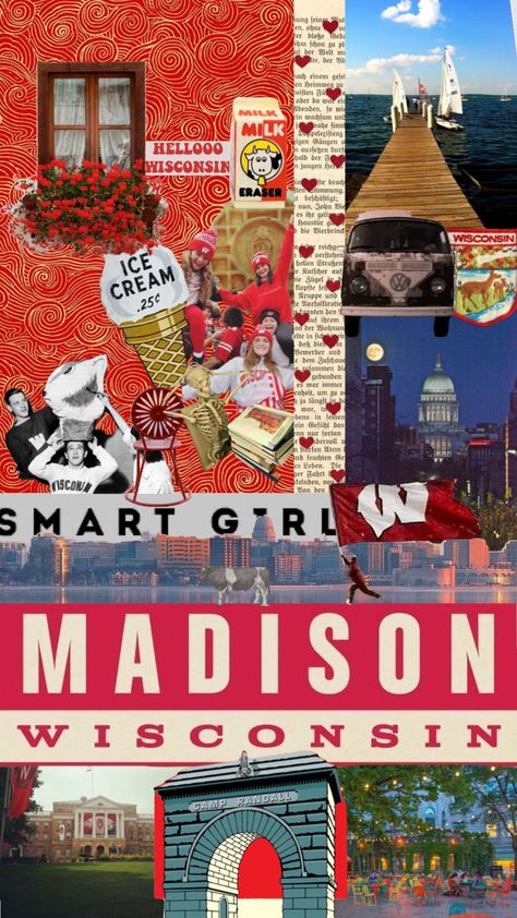 #uwmadison #wisconsin #madison #badgers Wisconsin Aesthetic, College Goals, Wisconsin Madison, College Vision Board, Uw Madison, Madison Wisconsin, Wisconsin Badgers, University Of Wisconsin, Ceramics Projects