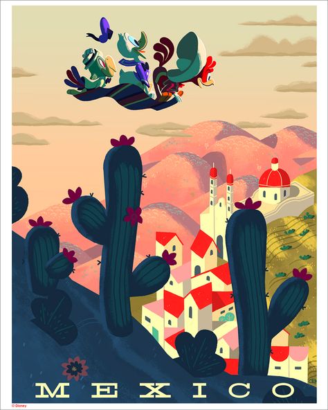 Glen Brogan, Nicolas Delort, Sara Kipin, Disney Birds, Tom Whalen, Mexico Print, Christian Robinson, The Great Mouse Detective, The Three Caballeros