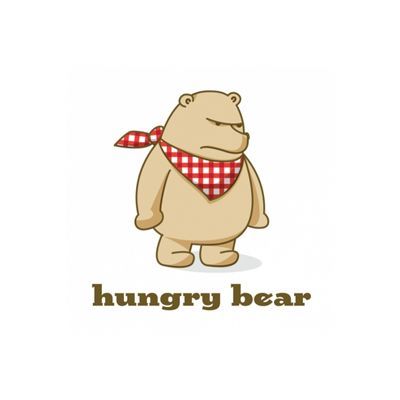 Hungry Bear | Logo Design Gallery Inspiration | LogoMix Hungry Bear, Bear Logo Design, Picnic Recipes, Recipes Restaurant, Beard Boy, Eco Brand, Logo Design Collection, Food Funny, Bear Character