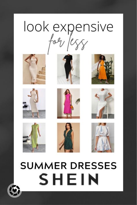 Elegant spring summer dresses Shein 2023 Outfits, Best Shein Finds 2023, Shein Elegant Outfits, Outfits For Mothers Day, Best Shein Finds, Outfit Ideas Summer Shein, Outfits For Mothers, Minimalist Tips, Expensive Outfits