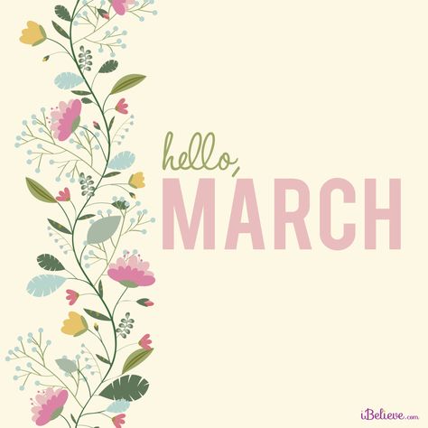 View Hello March! - Your Daily Verse. Share, pin and save today's encouraging Bible Scripture. Hello March Images, Hello March Quotes, March Images, March Quotes, March Bullet Journal, Photos For Facebook, Hello March, March Month, Daily Verses