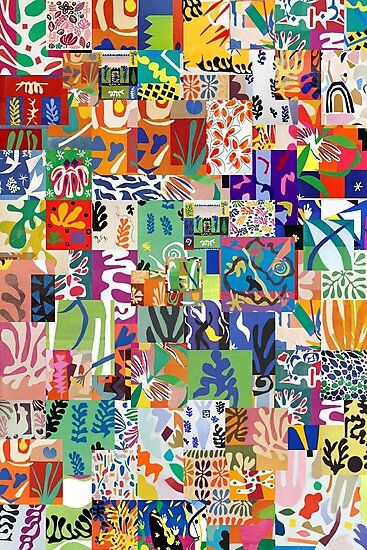 Henri Matisse Collage, Henry Matisse, Class Art Projects, Matisse Cutouts, Beautiful Abstract Painting, Art Matisse, Prints On Canvas, Matisse Prints, Matisse Art