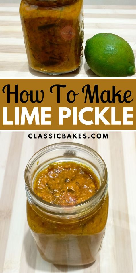 Lime Pickle Recipe, Lime Pickles, Pickle Recipe, Lime Recipes, Sauteed Kale, Pork Stew, Habanero Peppers, Healthy Bacteria, Braised Pork