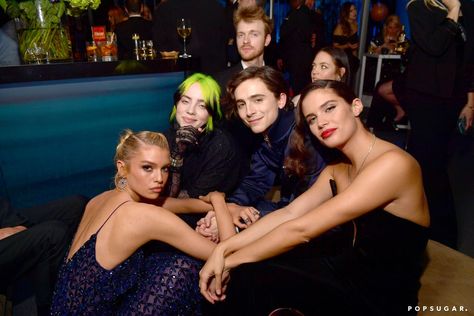 Stella Maxwell, Billie Eilish, Finneas O'Connell, Timothée Chalamet, and Sara Sampaio Oscars 2020, Holly Wood, Vision Bored, Oscars After Party, Prom Inspo, Party Pics, Oscars Party, Stella Maxwell, Renee Zellweger