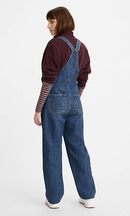 Vintage Overalls - Medium Wash | Levi's® US Overalls Outfits, Vintage Overalls, Prism Boutique, Workwear Essentials, Leather Patches, Style Classic, Levi's, Vintage Style, Work Wear