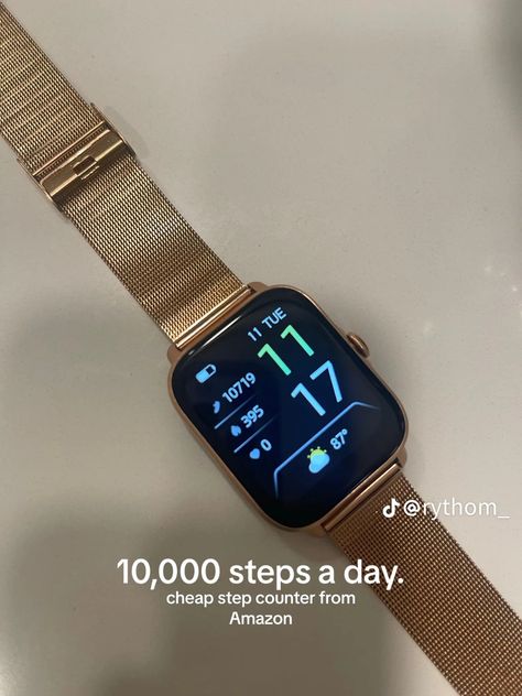 10000 Steps A Day, 10000 Steps, Day Aesthetic, Step Counter, 2025 Vision, Vision Board, Quick Saves