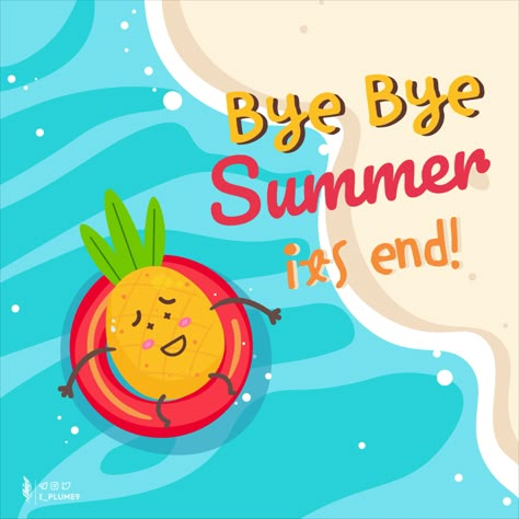 Good Bye Summer, Goodbye Summer, Good Bye, End Of Summer, Bye Bye, Printable Stickers, Labour Day, Labor, Gift Tags