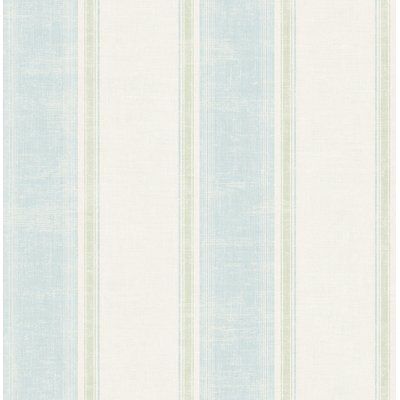 Highland Dunes Galen Vintage Wide Stripe 32.81' L x 20.5" W Wallpaper Roll Entrance Sitting Room, Hallway Entrance, Cream Wallpaper, Roll Paper, W Wallpaper, Wide Stripes, Striped Wallpaper, Nursery Wallpaper, Geometric Wallpaper