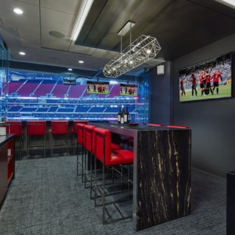 Stadium Interior Design, Sports Stadium Suites, Sports Stadium Design, Luxury Stadium Suites, Small Stadium Design, Carlisle United, Theme Hotel, Soccer Stadium, Football Pitch