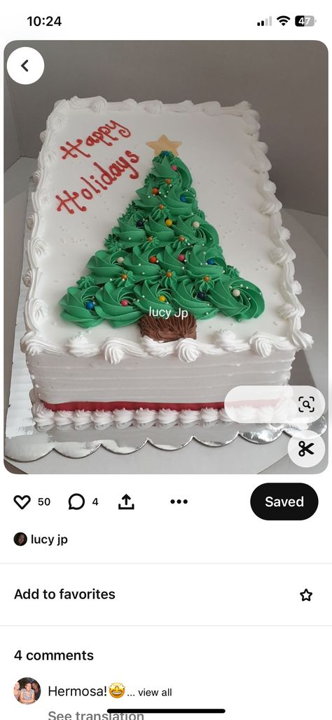 Cake Christmas, Square Cake, Christmas Cakes, Christmas Tree Design, Add To Favorites, Tree Design, Christmas Cake, Tree Designs, Happy Holidays