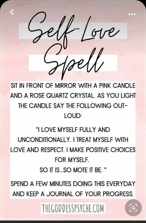 Self Care Spells, Spells For School, Wiccan Beginner, Aphrodite Magic, Simple Spells For Beginners, Lazy Witch, Self Love Spell, Simple Spells, Beauty Spells