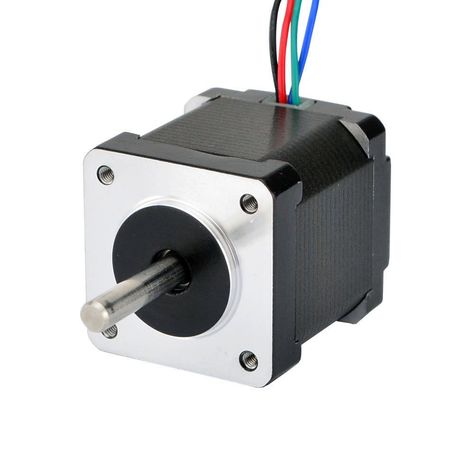 STEPPERONLINE Nema 14 Bipolar Motor Stepper 7.5V 0.5A 32.6oz.in/23Ncm 4 Leads 1.8 deg DIY Robot, #Ad #Stepper, #AD, #Motor, #Nema, #STEPPERONLINE Diy Robot, Diy Cnc, Cnc Milling, Cnc Mill, Stepper Motor, Milling, Arduino, 3d Printer, Router