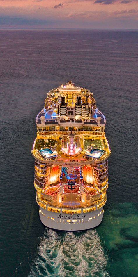 Royal Carribean Cruise, Cruise Ship Pictures, Allure Of The Seas, Royal Caribbean Cruise Ship, Biggest Cruise Ship, Royal Caribbean Cruise Lines, Carribean Cruise, Best Cruise Ships, Luxury Cruise Ship