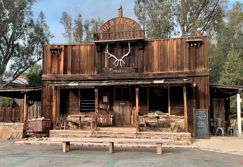 Aptly named, the family-run Old Place really is just that. An old building that feels like it stayed in the past while the world moved on around it. Malibu Restaurants, Cafe Exterior, Old West Town, Bone In Ribeye, Western Saloon, California Towns, Time Stands Still, West Town, The Old West