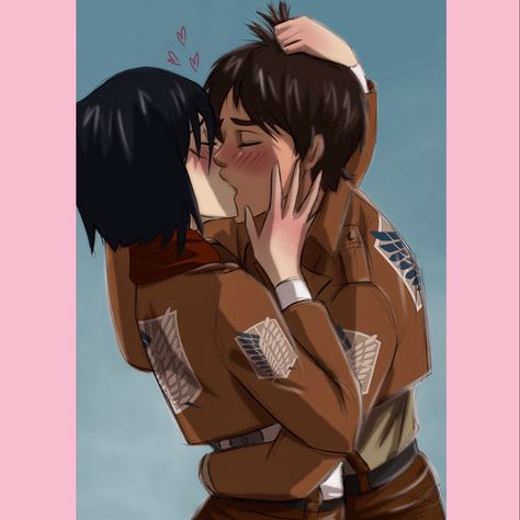 Mikasa X Eren, Attack On Titan Comic, Eren X Mikasa, Eren And Mikasa, Attack On Titan Eren, Attack On Titan Fanart, Cool Wallpapers Cartoon, Attack On Titan Art, Anime Baby