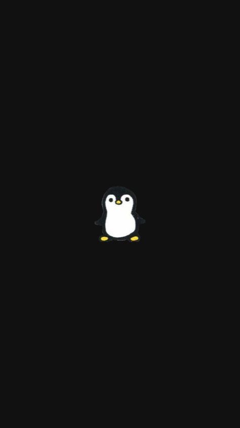 Pingu Wallpaper, Penguin Wallpaper, Iphone Lockscreen, Dark Wallpaper, Phone Wallpapers, Black Background, Black Backgrounds, Penguins, Phone Wallpaper