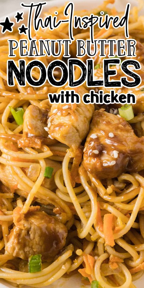 This Easy Thai Peanut Sauce Noodles with Chicken Recipe is a mouth-watering and easy-to-make Asian-inspired dish that combines tender chicken with smooth peanut sauce and flavorful spices. This recipe is a perfect combination of sweet, salty, and savory, and it’s sure to satisfy any craving for Thai cuisine. The creamy peanut butter sauce is the star of the show, providing a rich and satisfying flavor that perfectly complements the tender chicken and tender noodles. This peanut sauce noodles ... Peanut Butter Spaghetti, Thai Peanut Sauce Noodles, Easy Thai Peanut Sauce, Peanut Butter Noodles, Thai Peanut Noodles, Peanut Sauce Noodles, Easy Peanut Sauce, Spicy Peanut Noodles, Noodles With Chicken