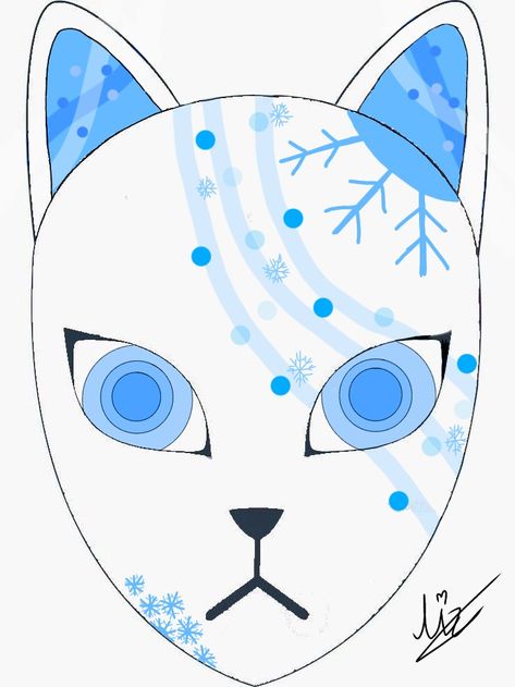 Cat Mask Anime, Anime Mask Design, Chibi Hair, Tiger Mask, Kitsune Mask, Mask Painting, Japanese Mask, Fox Mask, Japanese Cat