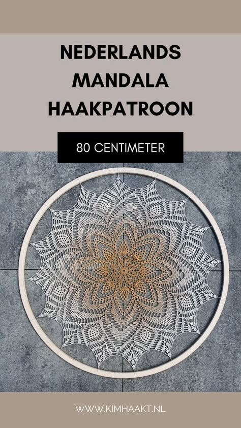 Mandala Haken, Doily Dream Catchers, Dream Catcher Mandala, Crochet Dreamcatcher, Crochet Mandala, Diy Crochet Projects, What To Make, Flower Mandala, Crochet Gifts