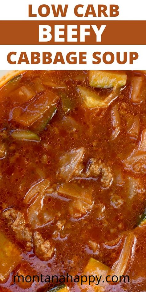 Best Cabbage Soup Recipe, Detox Cabbage Soup, Cabbage Hamburger Soup, Best Cabbage Soup, Healthy Cabbage Soup, Beef Cabbage Soup, Healthy Cabbage, Easy Cabbage Soup, Recipe Cabbage