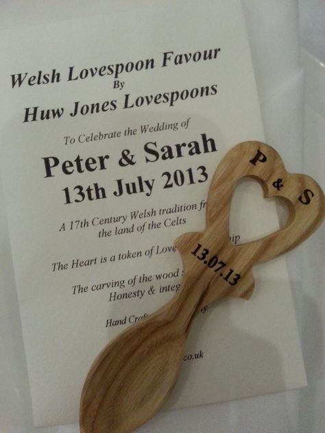 One of our wedding gifts :) Traditional welsh lovespoon Welsh Wedding Ideas, Welsh Wedding Traditions, Welsh Wedding, Welsh Love Spoon Tattoo, Welsh Wedding Favours, Scottish Wedding Favours, School Leavers, Plan Your Wedding, Got Married