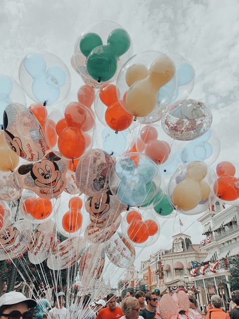 Disney World Aesthetic, Disney Balloons, Disney Photo Ideas, Disney World Pictures, Disneyland Pictures, Disney Background, Cute Disney Pictures, Disney Collage, Disney Photography