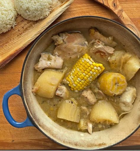 Your Family’s Favorite Sancocho – Familia Kitchen Dominican Sancocho, Rice And Pigeon Peas, How To Cook Plantains, Hearty Stew, Creamy Mash, Food Contest, Kitchen Recipe, Hearty Stews, Food Articles