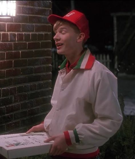 Home Alone 1, Pizza Delivery Boy, Delivery Guy, Boy Jacket, Pizza Branding, Pizza Guy, Pizza Boy, Pizza Delivery Guy, Boys Home