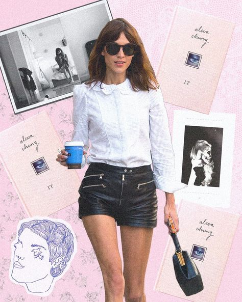 Alexa Chung Tumblr, Personal Style Types, Alexa Chung Style, The It Girl, Parisian Look, Indie Sleaze, Alexa Chung, It Girl, Fashion Photoshoot